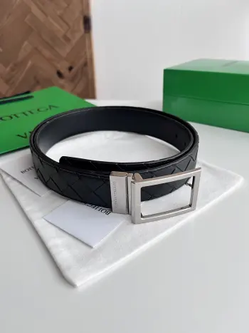 Width 35MM 2025 intreccio large woven pattern new men s woven belt Replica Bottega Veneta Mens Belts