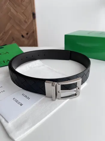 35MM 2025 intreccio new men s woven belt Replica Bottega Veneta Mens Belts