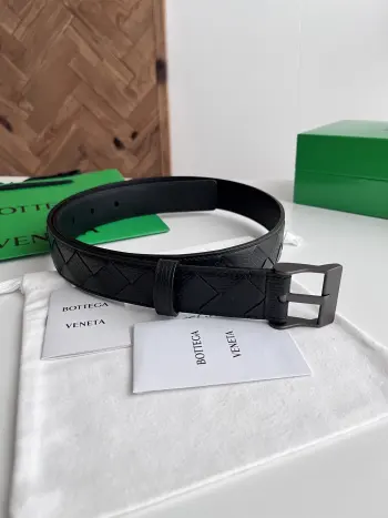 35MM width 2025 intreccio new men s woven belt Replica Bottega Veneta Mens Belts