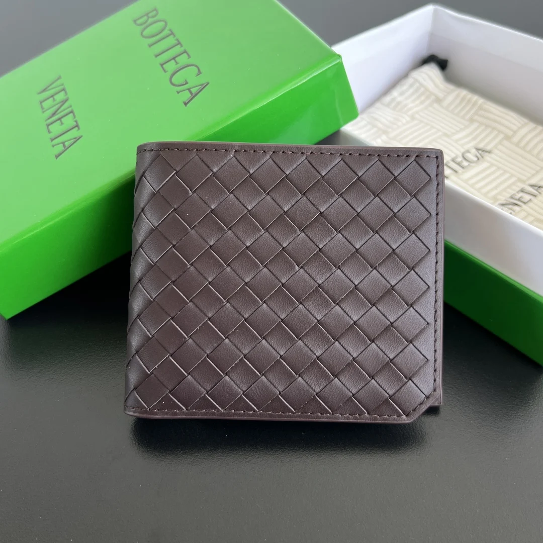 Bottega Veneta 805654 New Bi-Fold Wallet with Coin Pocket
