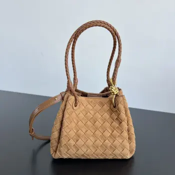 796569 New Intrecciato Suede Shoulder Bag Replica Bottega Veneta womens bags