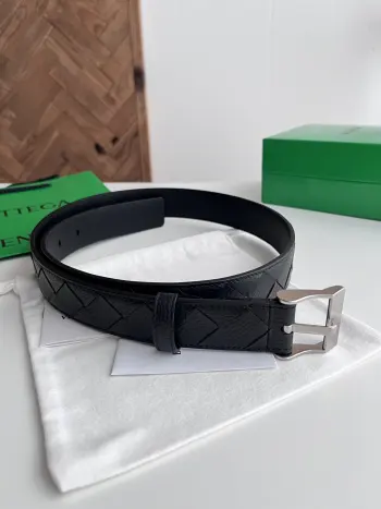 35MM 2025 intreccio new men s woven belt Replica Bottega Veneta Mens Belts