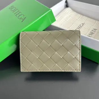 667141 New Woven Card Holder Replica Bottega Veneta wallets