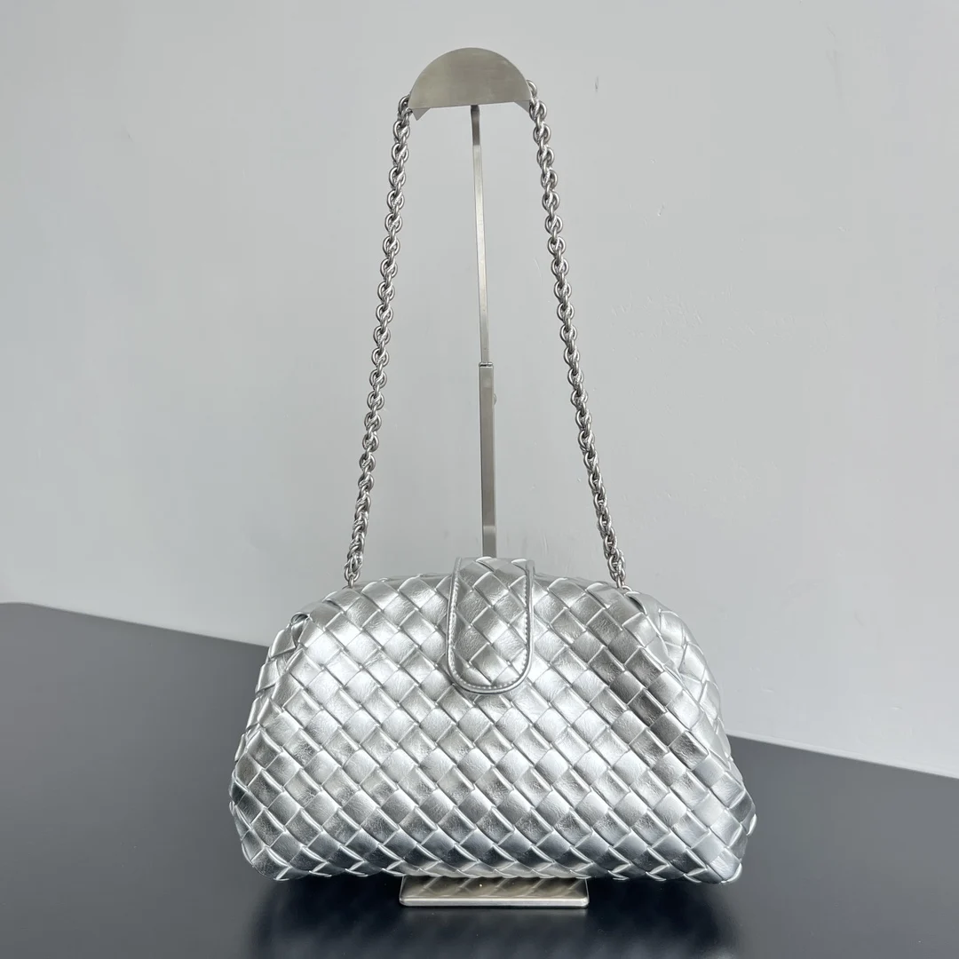 Bottega Veneta 785807 New Lauren 1980 Chain Clutch Crossbody Bag Bottega Veneta 785807 New Lauren 1980 Chain Clutch Crossbody Bag