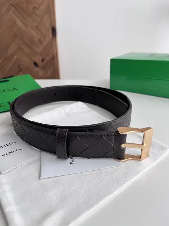 35MM width 2025 intreccio new men s woven belt Replica Bottega Veneta Mens Belts
