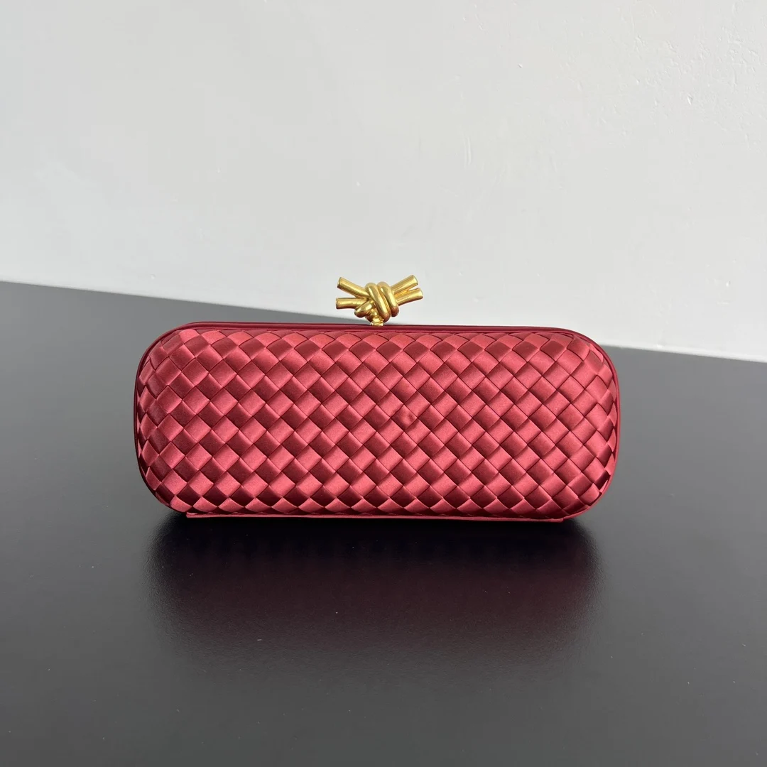 Bottega Veneta 8651 25cm Knot Woven Clutch Bag
