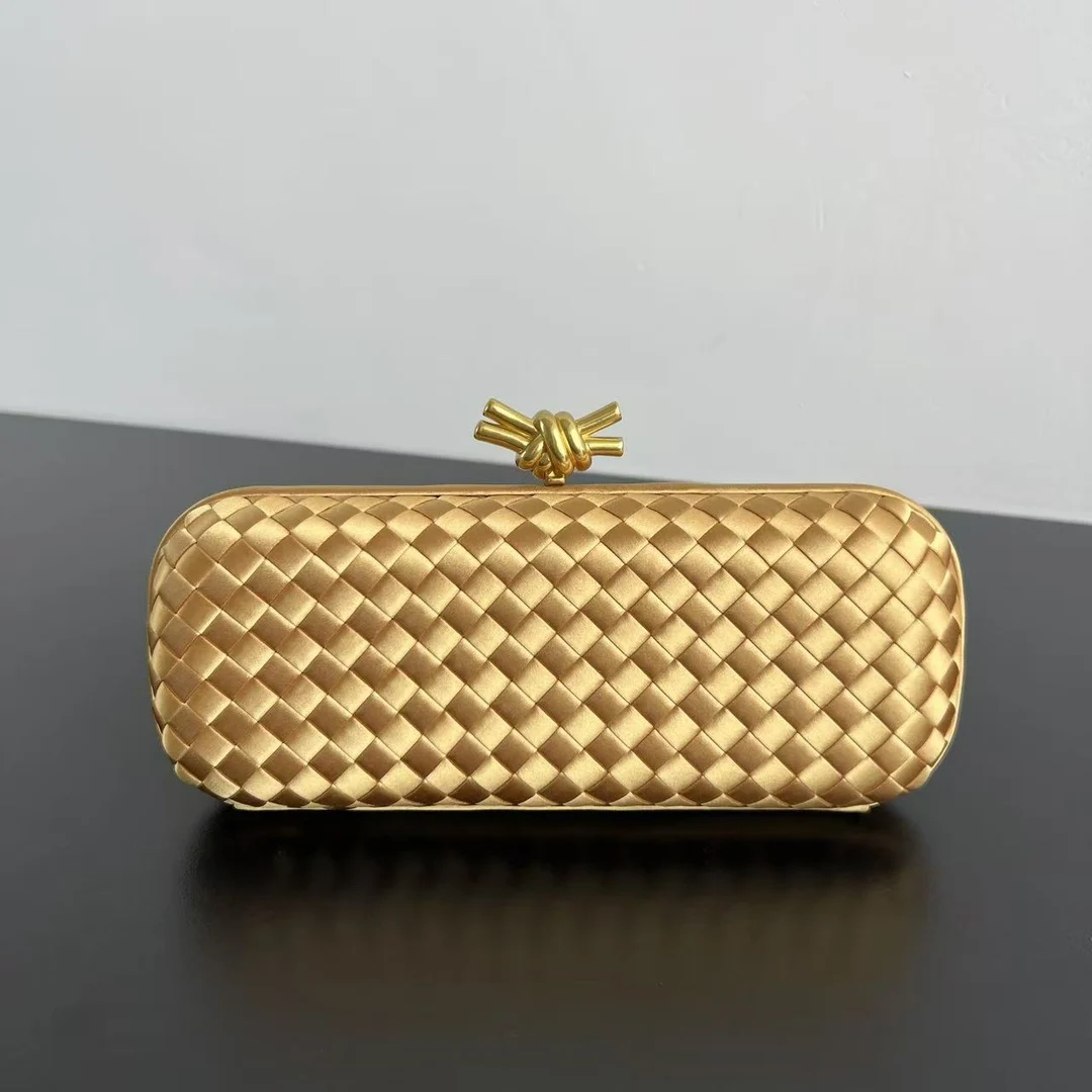Bottega Veneta 8651 25cm Knot Woven Clutch Bag