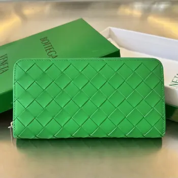 593217 Men s Woven Wallet, Zippered Men s Wallet Replica Bottega Veneta wallets