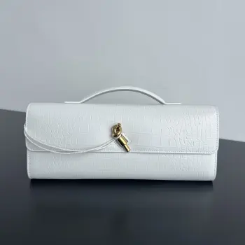 741511 Crocodile-Embossed Clutch Long Wallet Replica Bottega Veneta clutches