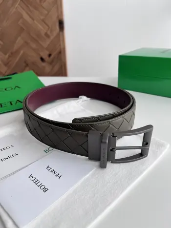 35MM width 2025 intreccio new men s woven belt Replica Bottega Veneta Mens Belts