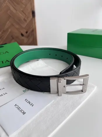 35MM 2025 intreccio new men s woven belt Replica Bottega Veneta Mens Belts