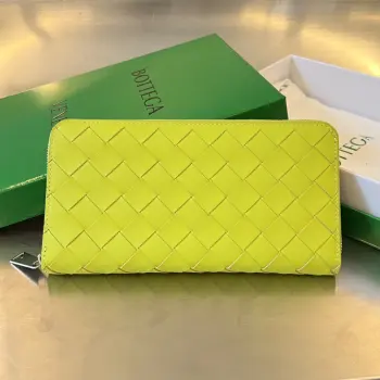 593217 Men s Woven Leather Wallet Replica Bottega Veneta wallets