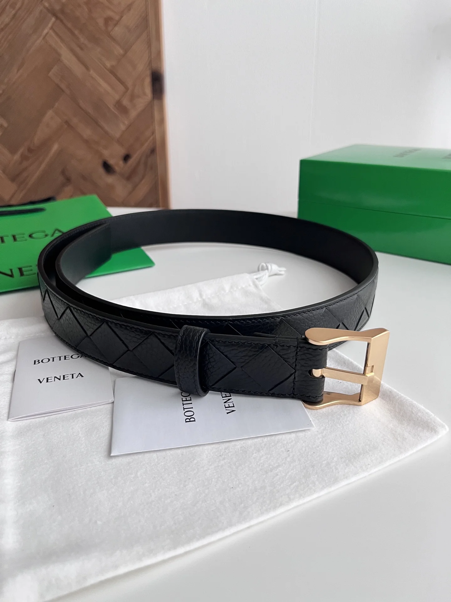 Bottega Veneta 35MM width 2025 intreccio new men s woven belt Bottega Veneta 35MM width 2025 intreccio new men s woven belt