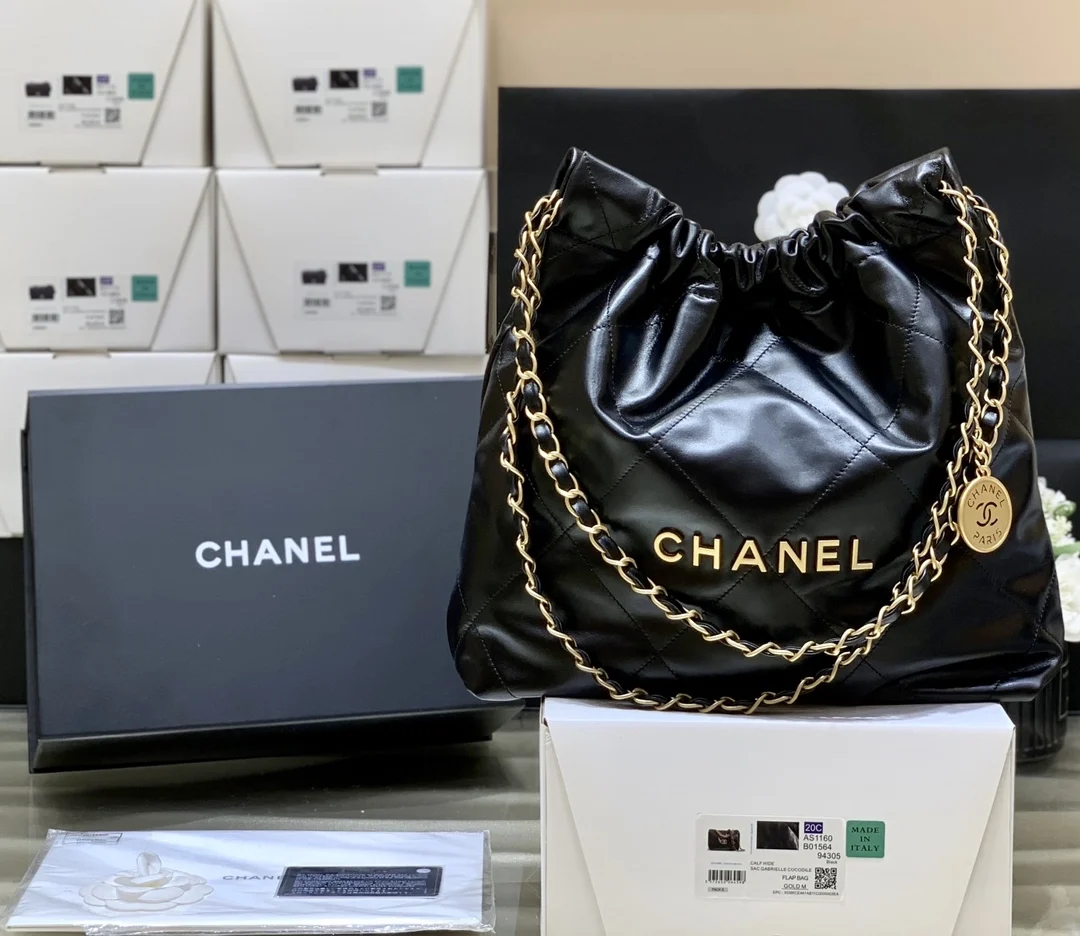 Chanel AS3260 2022cc 22BAG Small Trash Bag Women s Crossbody Bag