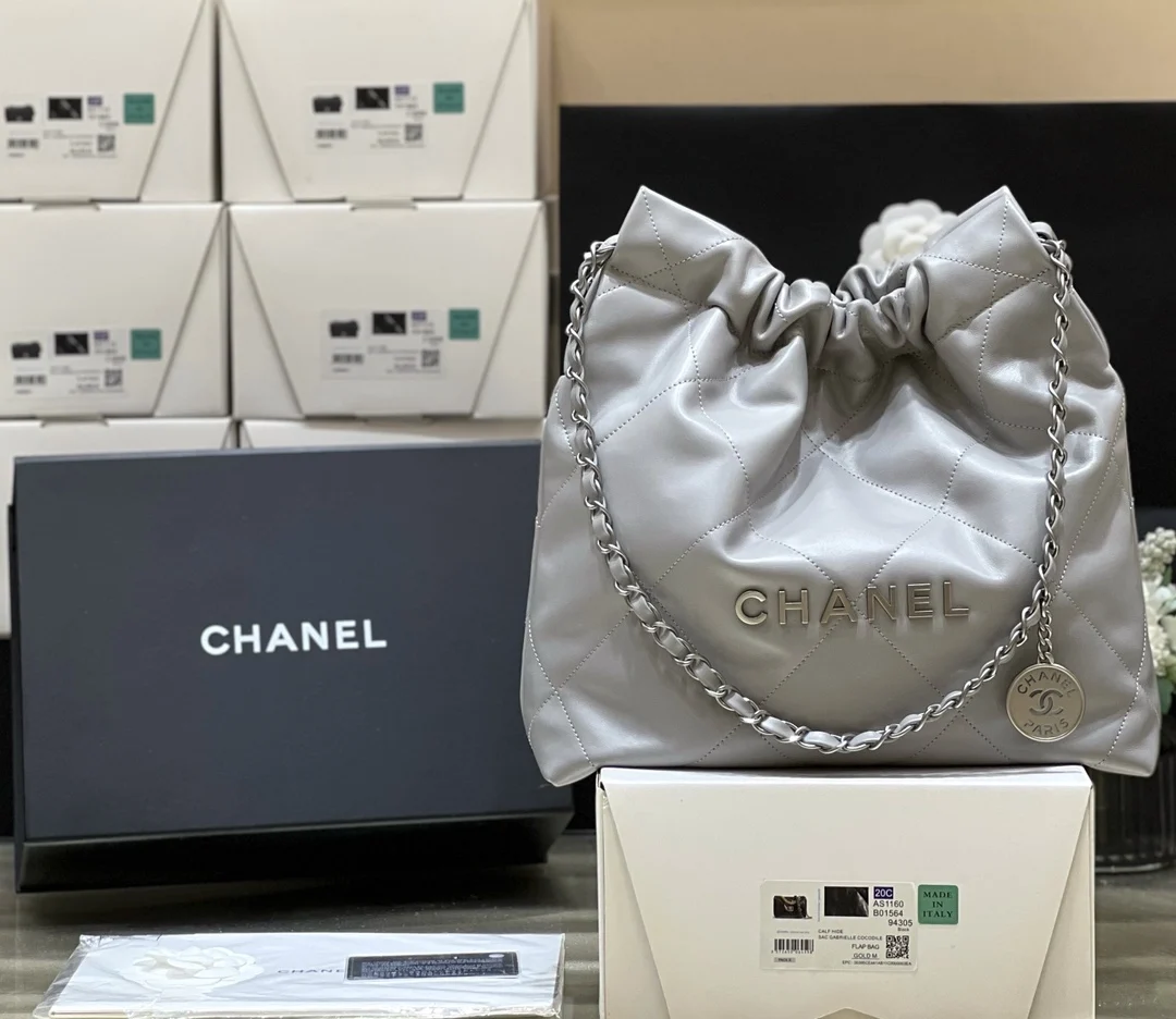 Chanel AS3260 2022cc 22BAG Small Trash Bag Women s Crossbody Bag