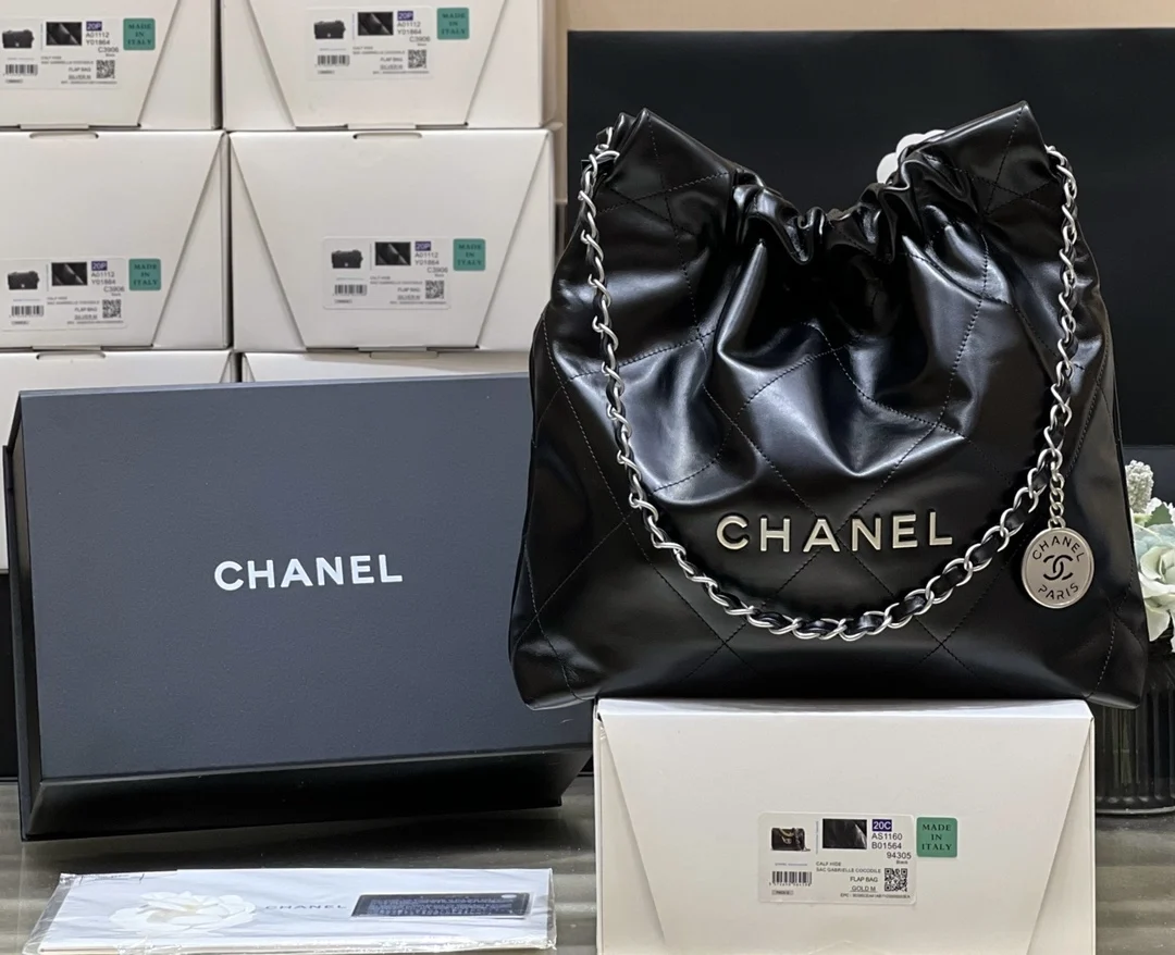 Chanel AS3260 2022cc 22BAG Small Trash Bag Women s Crossbody Bag