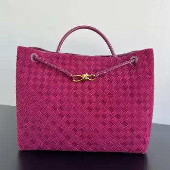 743575 New Suede Andiamo Women s Tote Shoulder Bag Replica Bottega Veneta womens bags
