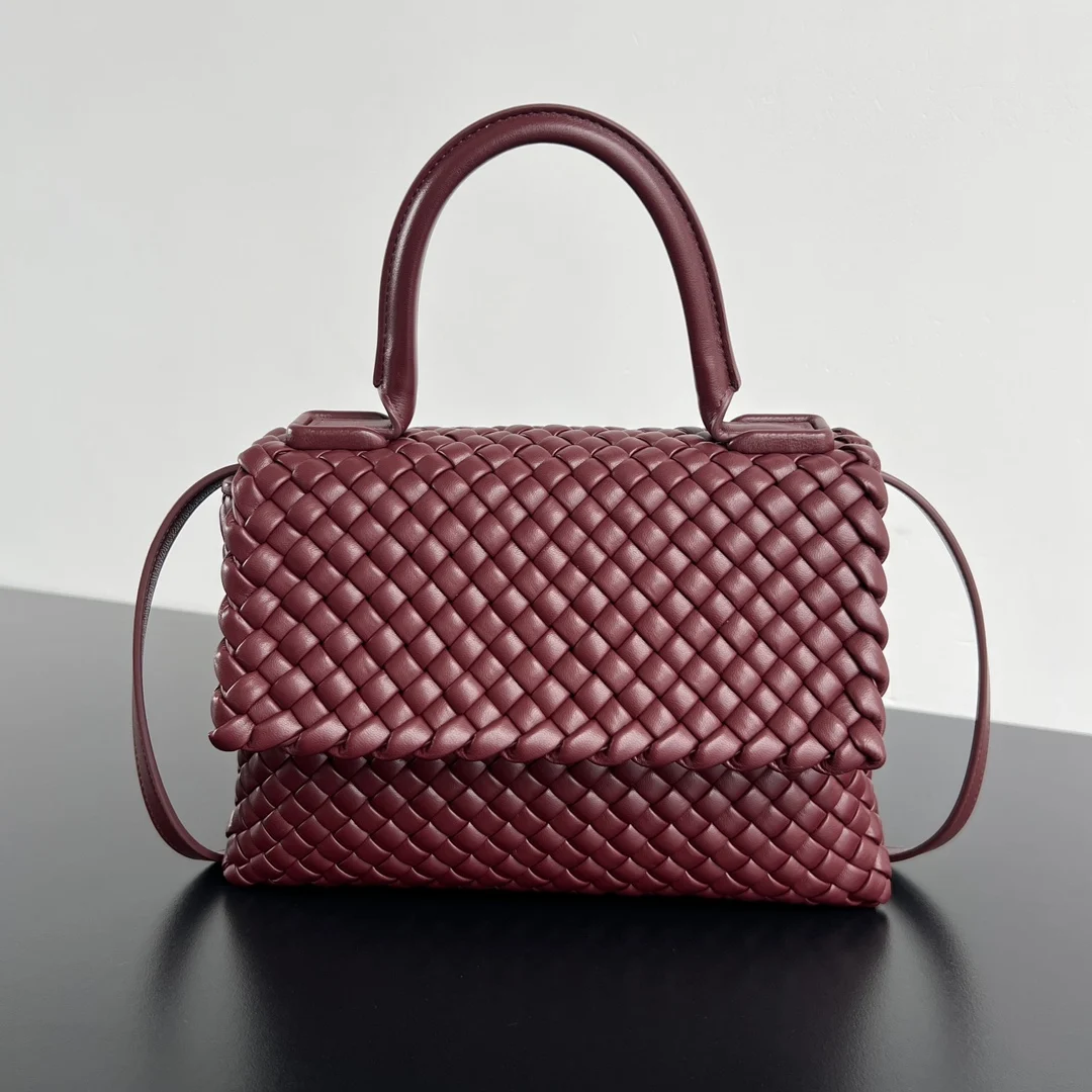 Bottega Veneta 776783 Fall Winter New Patti Top Handle Braided Flap Handbag Crossbody Bag Bottega Veneta 776783 Fall Winter New Patti Top Handle Braided Flap Handbag Crossbody Bag