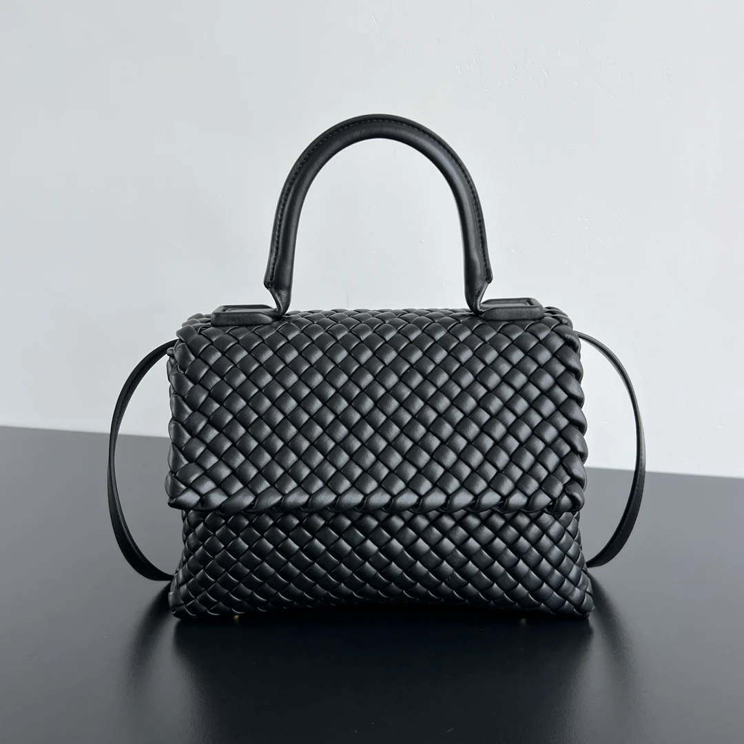 Bottega Veneta 776783 Fall Winter New Patti Top Handle Braided Flap Handbag Crossbody Bag Bottega Veneta 776783 Fall Winter New Patti Top Handle Braided Flap Handbag Crossbody Bag