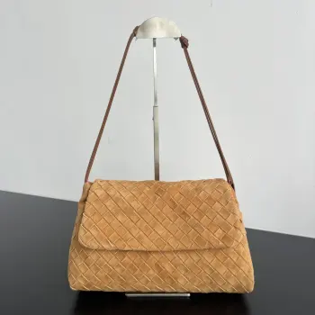 857657 New Suede Dustbag Women s Shoulder Bag Replica Bottega Veneta womens bags