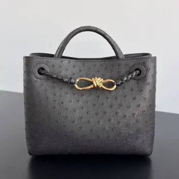 805231 New Ostrich Andiamo Women s Top Handle Shoulder Bag Replica Bottega Veneta womens bags