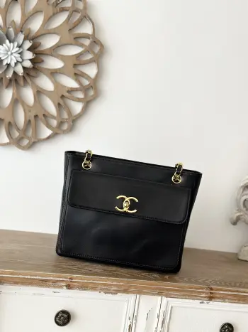 A2214 Vintage Shopping Tote Crossbody Bag Replica Chanel womens bags