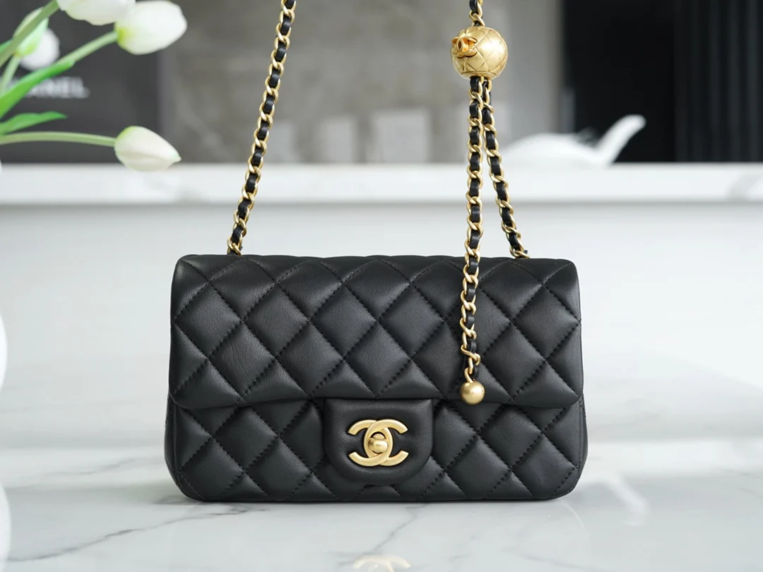 Chanel 23C Large mini metal ball women s crossbody bag Chanel 23C Large mini metal ball women s crossbody bag