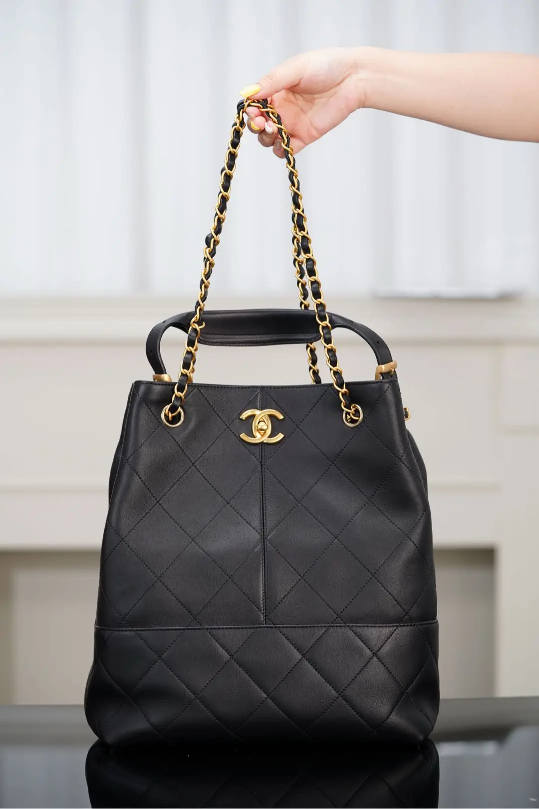 Chanel 25A Metiers d Art Bucket Bag Women s Handbag Shoulder Bag