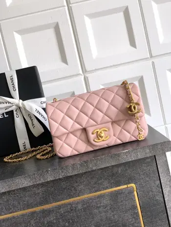 25B CF Double C Adjustable Buckle Square Vanity 20cm Women s Crossbody Bag Replica Chanel womens bags