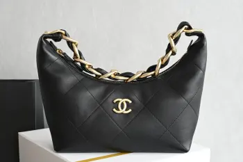 5837 25k Gold Chain Hobo Bag Replica Chanel womens bags