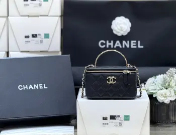 AP4590 25S Coco Crush Handle Long Box Vanity Case Women s Handbag Shoulder Bag Replica Chanel womens bags
