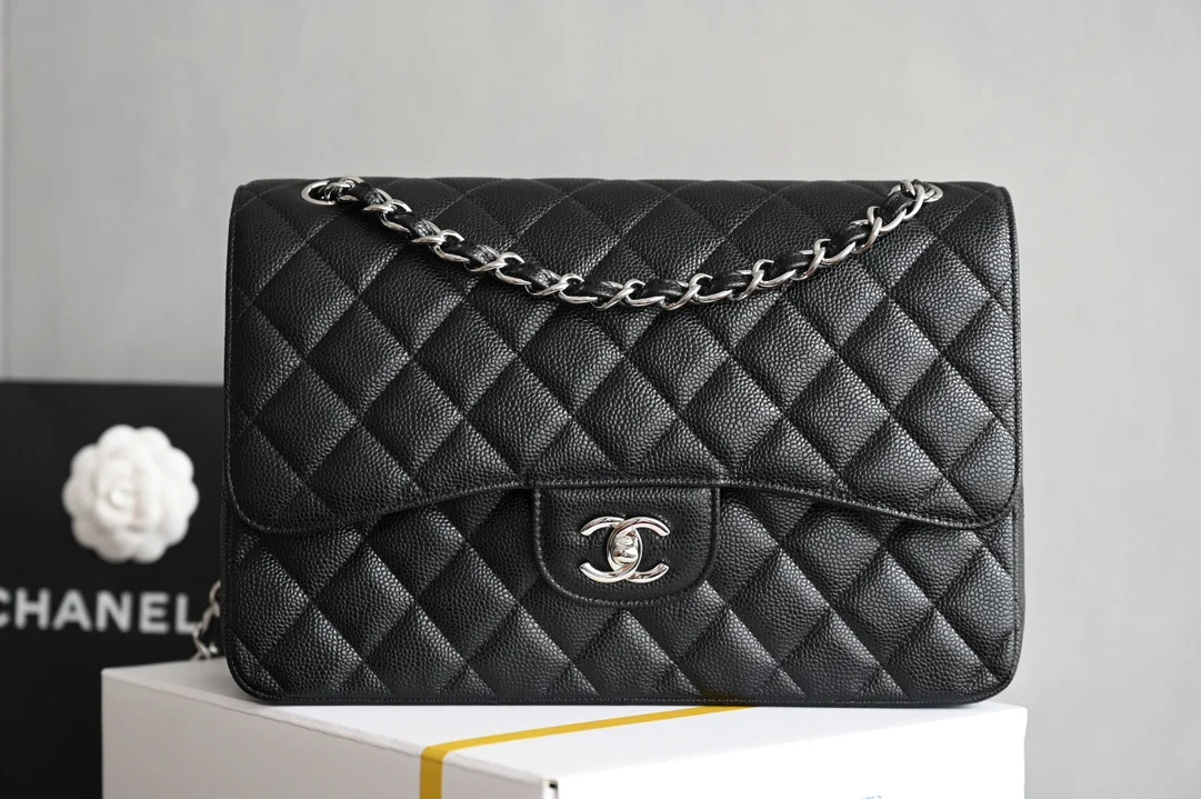 Chanel 1119 CF Classic Flap Jumbo 30 Crossbody Bag