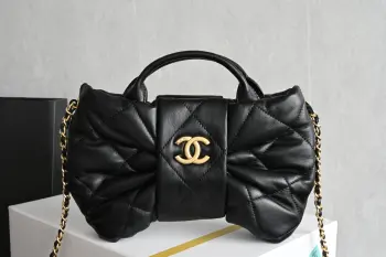 5849 25k Velvet Bow Handbag Crossbody Bag Replica Chanel womens bags