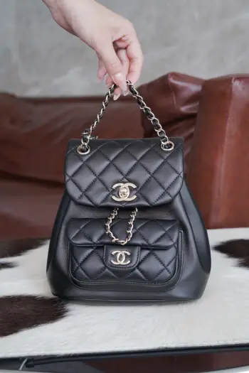 24P New Duma Backpack Replica Chanel womens bags