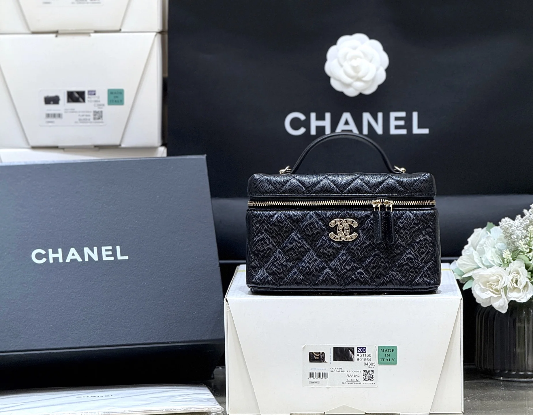 Chanel AP4531 25P Lunch Box Bag Women s Handbag Shoulder Bag