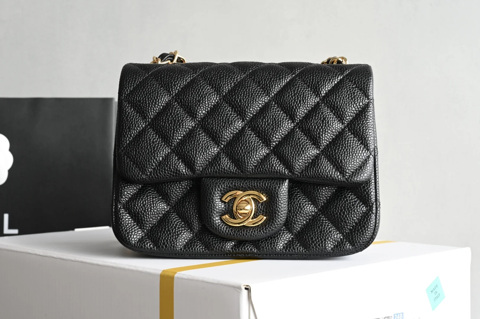 Chanel 1115 Classic Flap Mini Square Crossbody Bag
