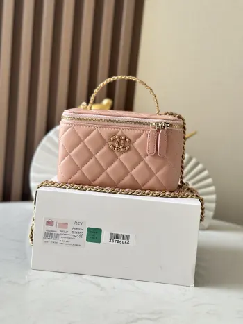 66054 24c Diamond Letter Handle Top Handle Crossbody Bag Replica Chanel womens bags