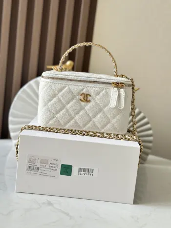 66053 24A Large Rectangular Cosmetic Case Handbag and Crossbody Bag Replica Chanel womens bags