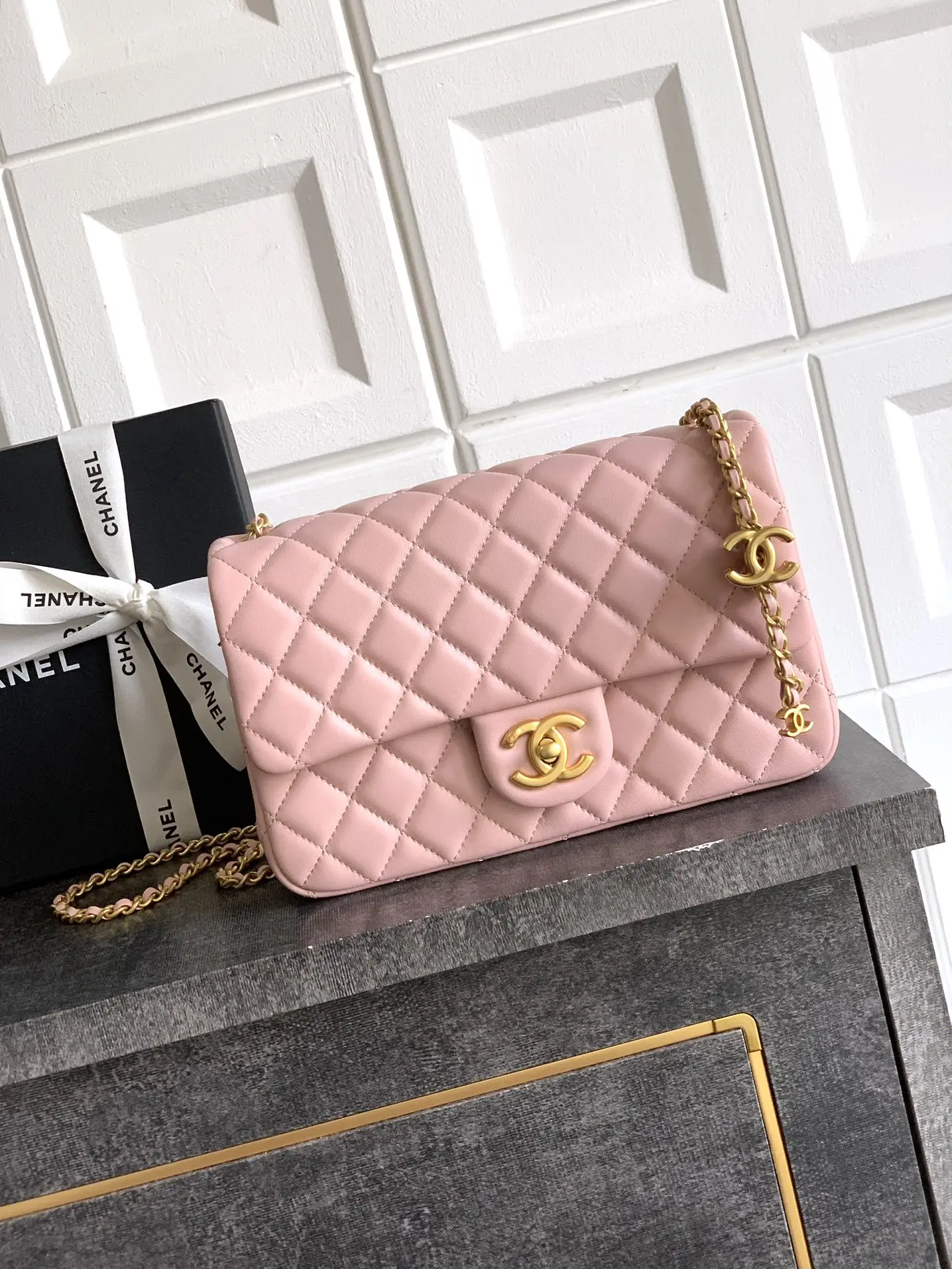 Chanel 25B CF Square Vanity with CC Adjustment Buckle 23cm Women s Crossbody Bag