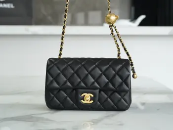 23C Metal Ball Mini CF 20cm Crossbody Bag Replica Chanel womens bags