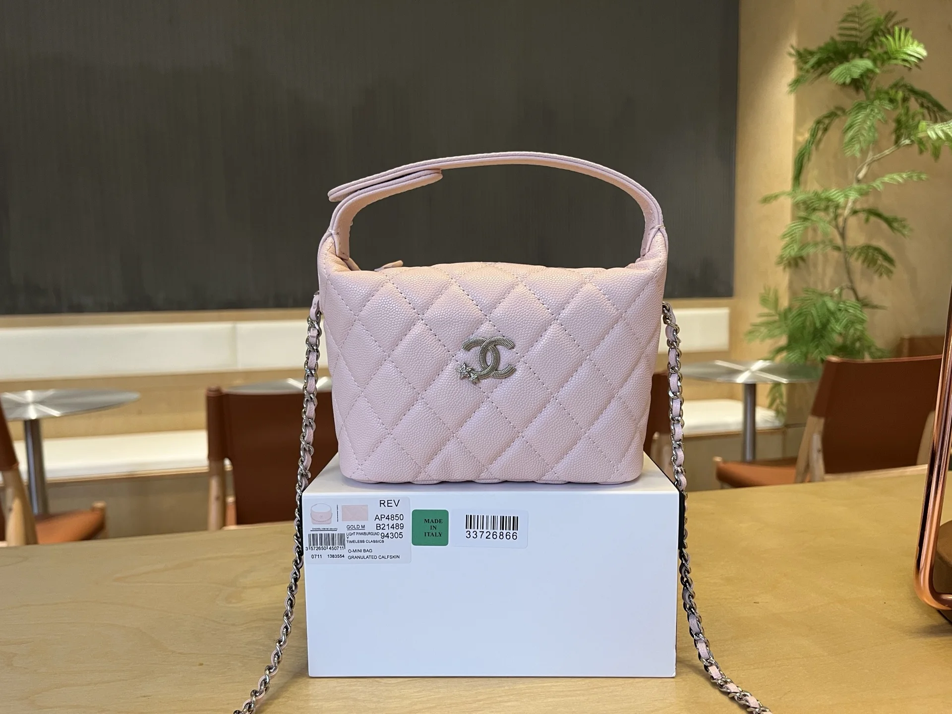 Chanel 25C Lunch Box Bag Women s Handbag Crossbody Bag