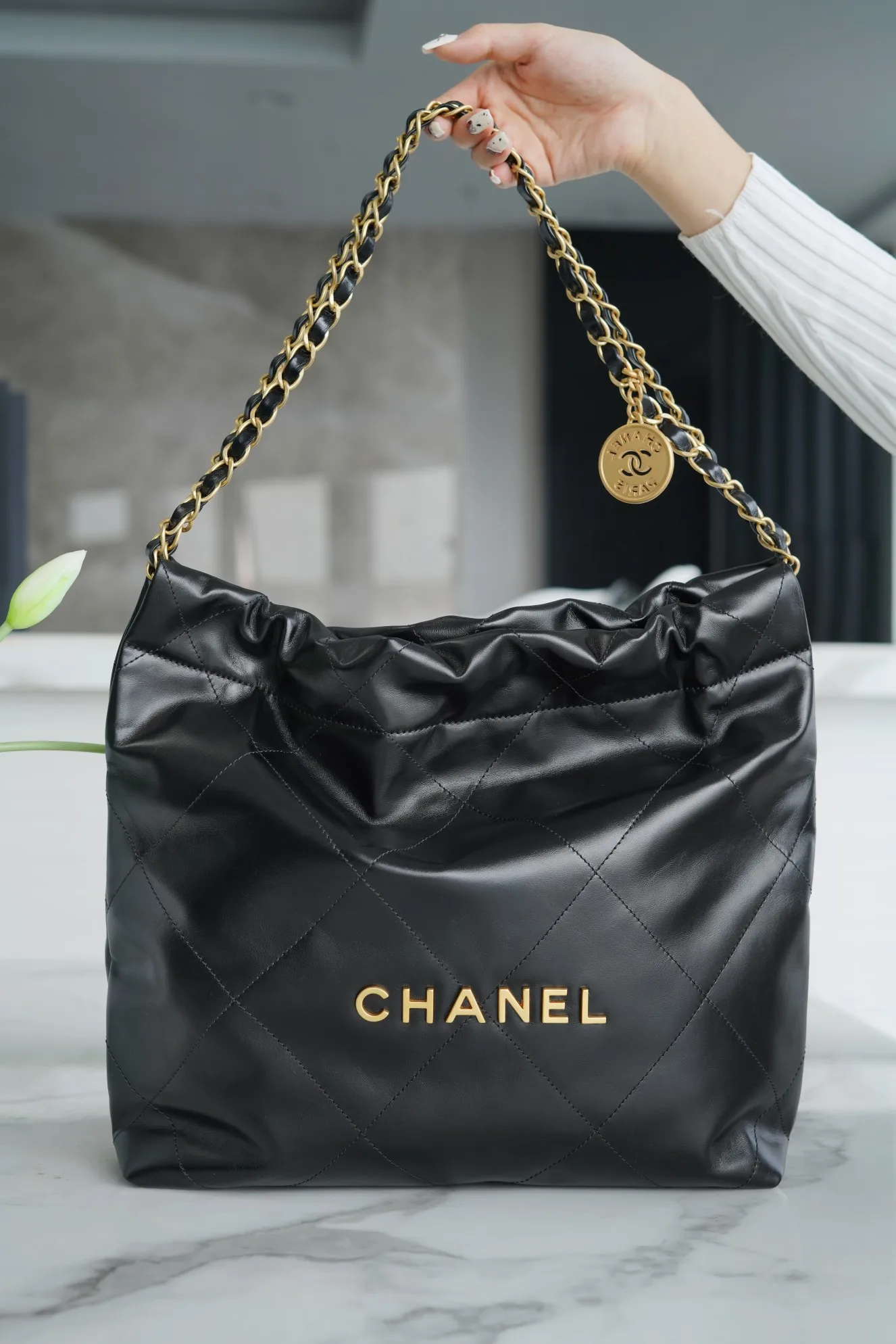Chanel 22P Spring Summer New Collection 22BAG Handbag Women s Shoulder Bag Chanel 22P Spring Summer New Collection 22BAG Handbag Women s Shoulder Bag