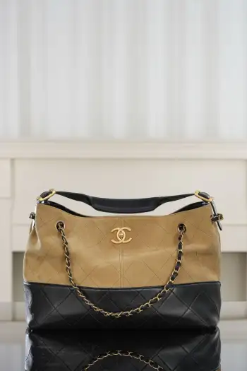 25A Metiers d Art Suede Shopping Bag Women s Shoulder Bag Replica Chanel womens bags