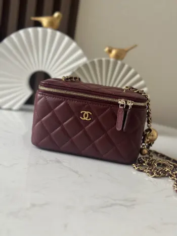 66015 Large Cosmetic Bag Crossbody Bag Replica Chanel womens bags