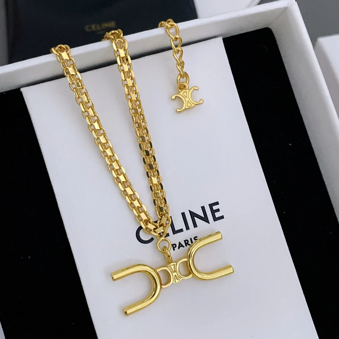 Celine Arc de Triomphe necklace