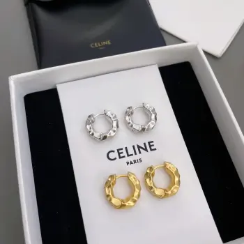 Textured domed stud earrings Replica Celine Earrings
