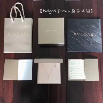 D Small Fan Necklace Replica Bvlgari Necklaces