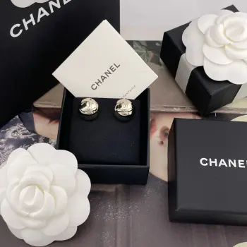 Irregular hemispherical metal stud earrings Replica Chanel Earrings