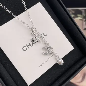 Xiang San Liusu C Star Water Drop Necklace Replica Chanel Necklaces