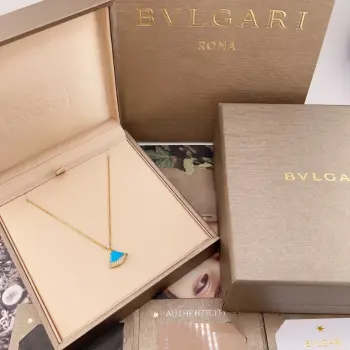 Turquoise pendant necklace Replica Bvlgari Necklaces